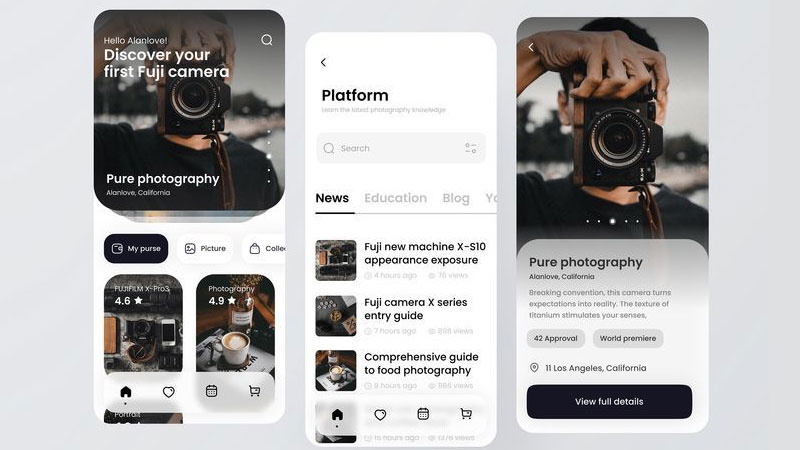 THIẾT KẾ APP MOBILE CHỤP HÌNH: NÂNG TẦM TRẢI NGHIỆM NHIẾP ẢNH
